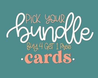 Pick Your Bundle Greeting Cards // Card Bundle // Greeting Card Pack // Card Deals // Greeting Cards // Card Sale  // Pack Of Cards