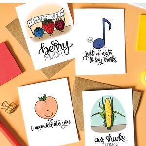 Thank You Berry Much Card // Thank You Card // Thank You Very Much Card // Berries // Punny Cards/ Punny Cards image 6