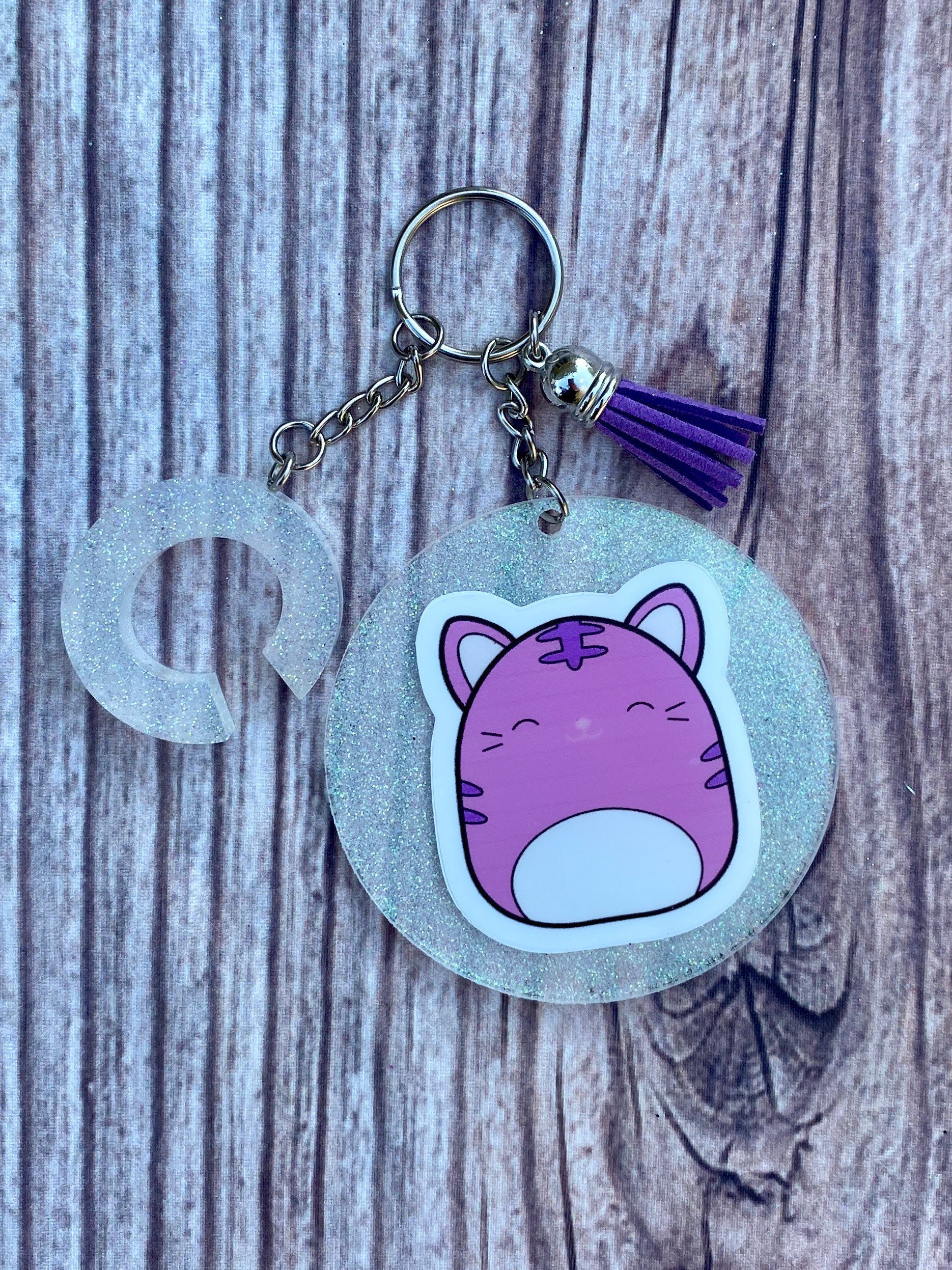 Squishmallow Inspired Keychain Set Custom Squishmallow Etsy