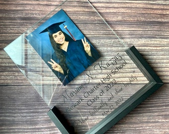 Custom Graduation Plaque - graduation gift - graduation frame - personalized graduation plaque - graduation picture