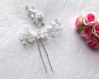 Crystal Wedding Head Pin, Crystal Party Hair Pin, Bridal Wedding Accessories, Bridal Wedding Pick, Bridesmaid Hair Accessories, A007