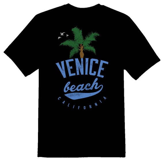 Venice Beach California palmera camiseta negra o blanca España