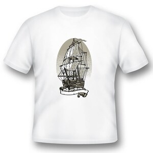 Ship old vessel tee shirt 08012016
