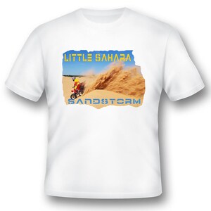 Little sahara desert sandstorm black or white tee shirt