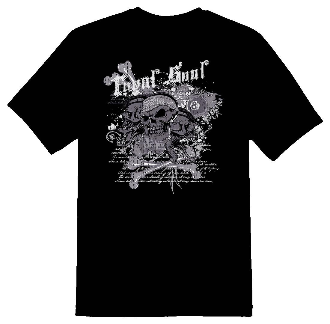 Royal Soul 2 286 Black or White Tee Shirt - Etsy UK