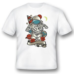 Camiseta de astronauta de caminata espacial 08012016