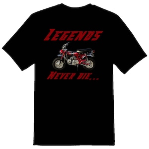 Legends never die CT70 pitbike zwart of wit T-shirt