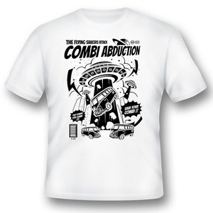 Combi Abduction ufo space comic Tee Shirt 08162017