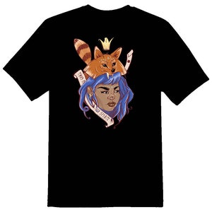 this is my Spirit girl fox Black or White Tee