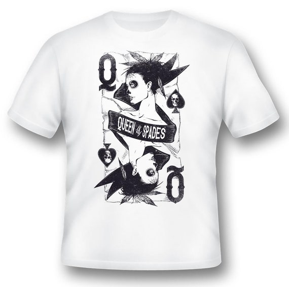 Queen of spades t shirt hot sale