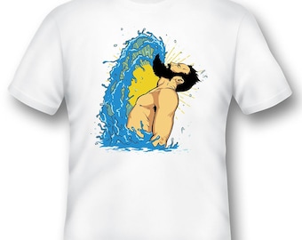 Beard Flip 2 Schwarzes oder weißes T-Shirt. Bodys erhältlich
