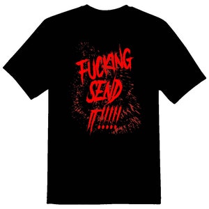 Skicka det blodstänk t-shirt - ATV, UTV, Motocross bild 2