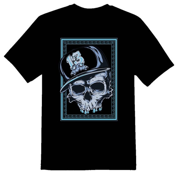 Skull 13 1240 Tee Shirt 082315 - Etsy