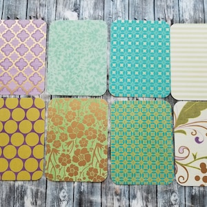 23 Purple Leaf Journaling Spots Kaarten, 3x4 Notitiekaarten, Junk Journaling Scrapbooking Planner Supply Project Life