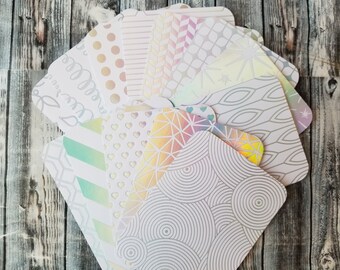 Holographic Dream Journaling Cards: Scrapbooking Planner Supplies
