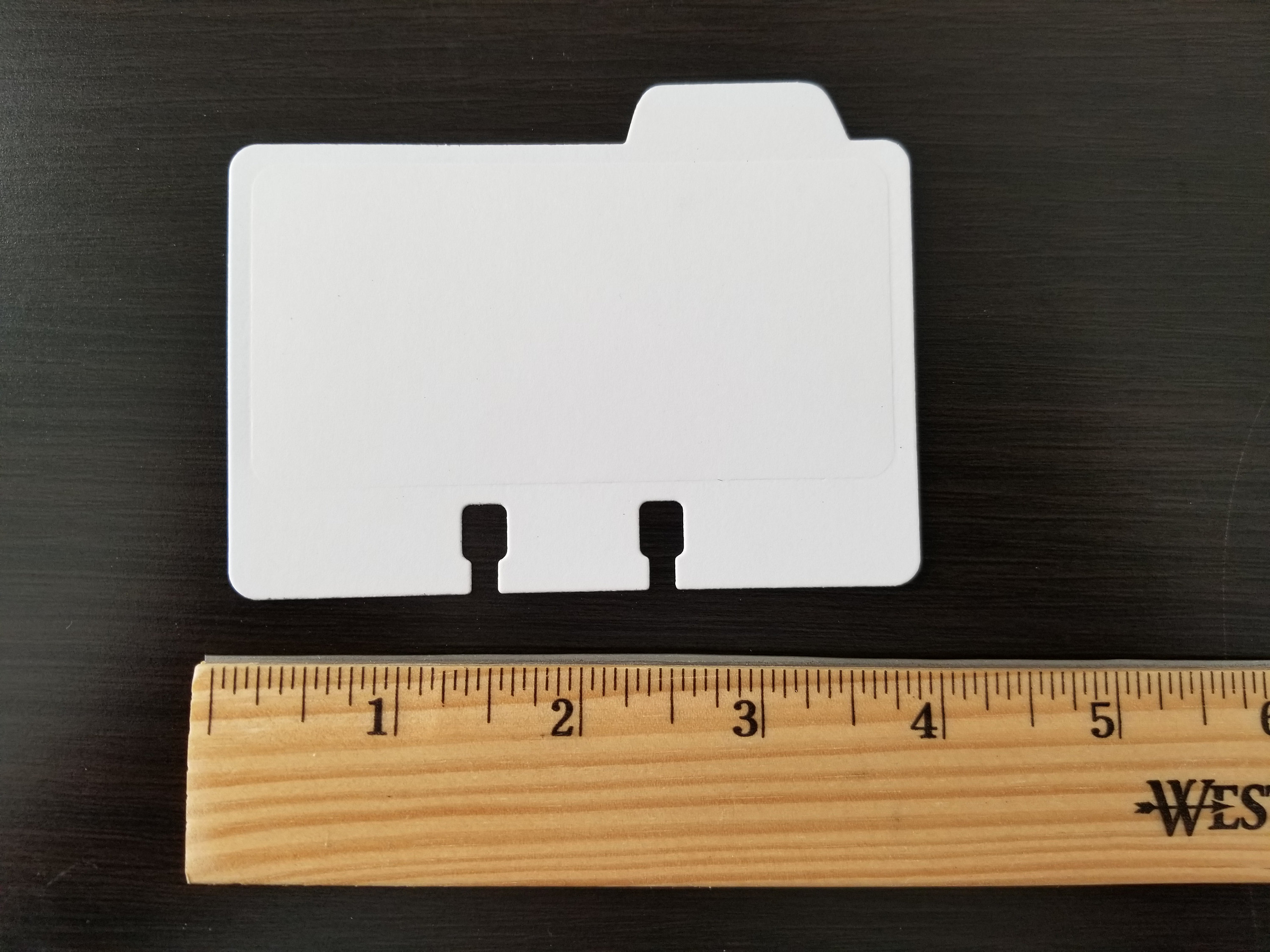White Memorydex Cards: Rolodex Scrapbook Supplies - Etsy
