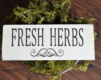 Wood garden sign | Etsy