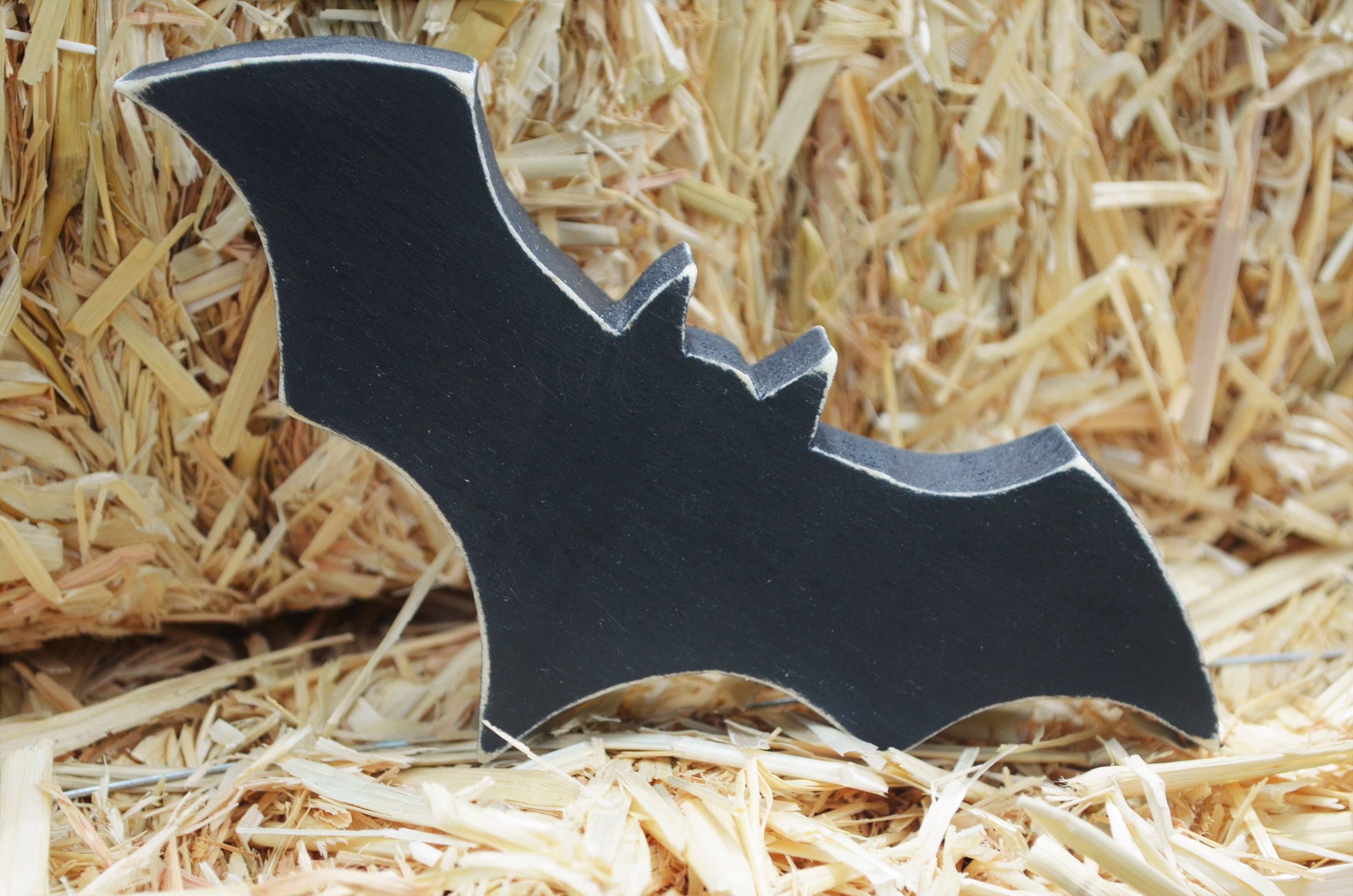 Wood Bats Halloween Decor Bats Halloween Decorations Etsy