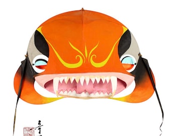 Tyrus Wong XL Youth size Orange Kite Head T-shirt