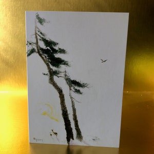 Snowy Paradise Holiday Cards by Tyrus Wong image 1