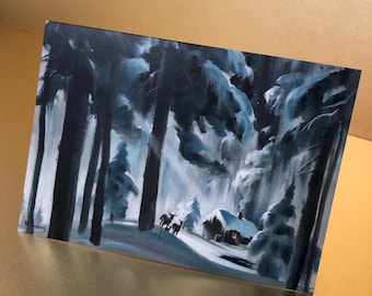 Christmas Wildlife Holiday cards by Tyrus Wong