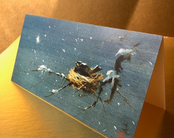 Wintry Nest Holiday Cards by Tyrus Wong