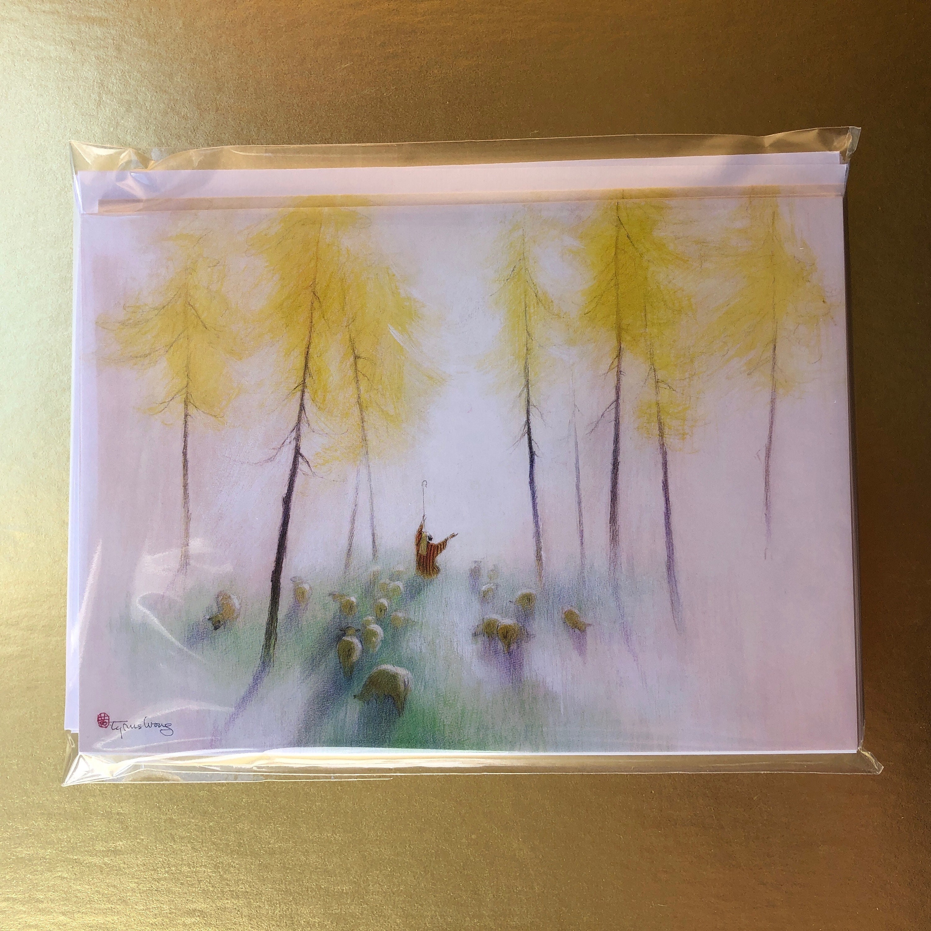 Celestial Splendor Christmas Cards by Tyrus Wong - Etsy