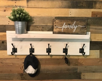 grayson wall shelf grayson iii whitewash entryway coat rack with shelf wall decor hooks hanger etsy grayson wall shelf grayson iii whitewash entryway coat rack with shelf wall decor hooks hanger etsy