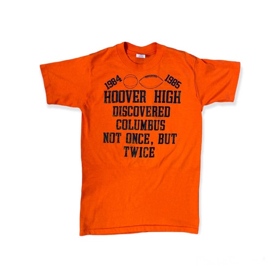 Snarky 1980s High School Sports T-Shirt - Hoover H