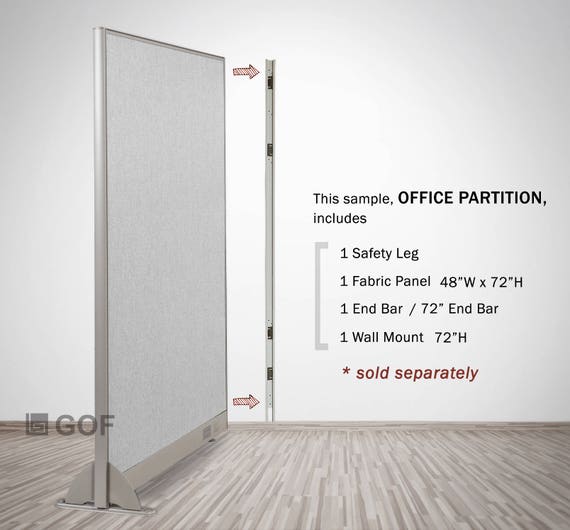 Buy GOF Wall Mounted Office Partition, 72W X 60H / Office Panel, Room  Divider 72W X 60H Online in India 