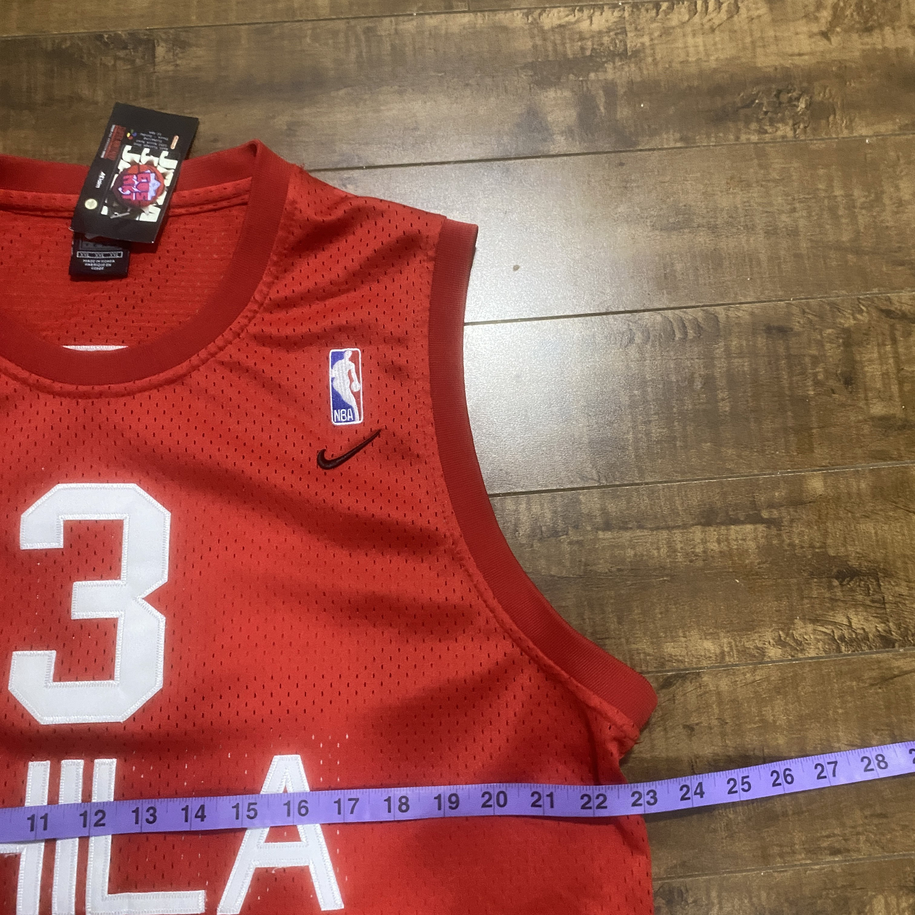 Nike Allen Iverson Philadelphia 76ers Throwback Jersey Red -  Hong Kong