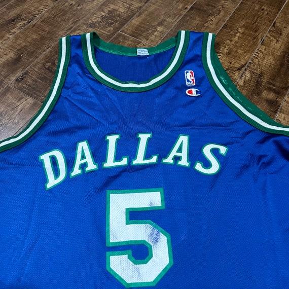 Jason Kidd Dallas Mavericks Throwback Jersey Blue… - image 3