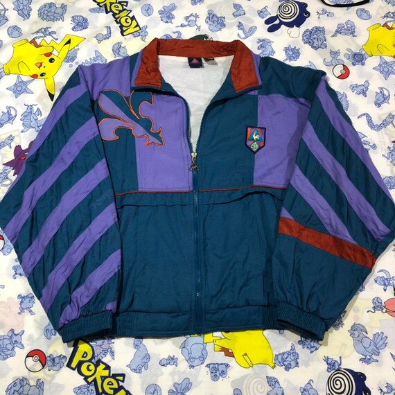 le coq sportif tracksuit mens purple