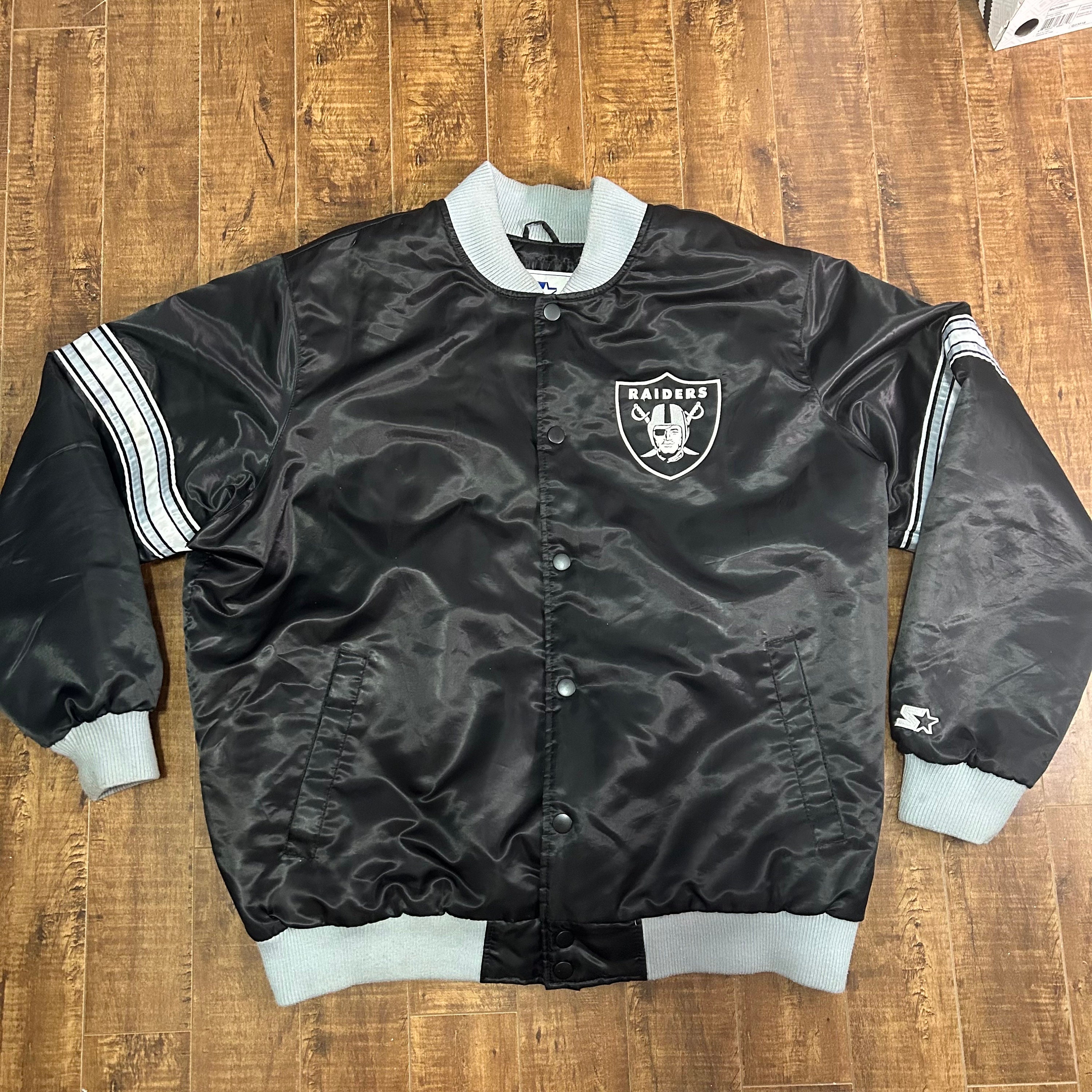 即納!最大半額!】 Leather Made USA 80s Raiders レザー Jacket
