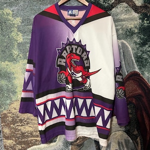 1994 Toronto Raptors Hockey Trikot AOP Big Logo Print Eröffnungssaison Vince Carter