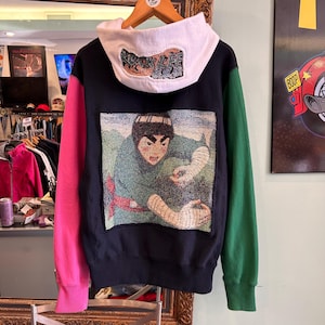 Naruto Anime Rock Lee Champion Todd Snyder Hoody Mens Medum
