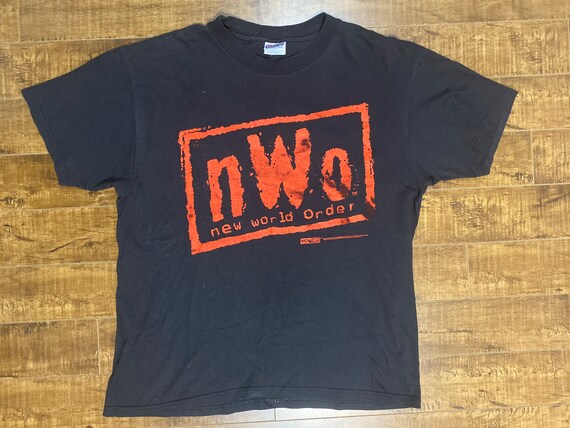 1998 WCW NWO Sting Black Red T-Shirt Size Large