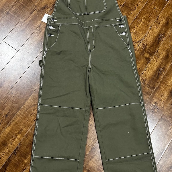 Vintage dickies overalls size Medium Olive Colour Travis Scott tik tok