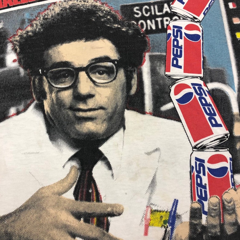 Vintage Pepsi Challenge Kramer Seinfeld All Over AOP 90s Shirt Size Mens XL