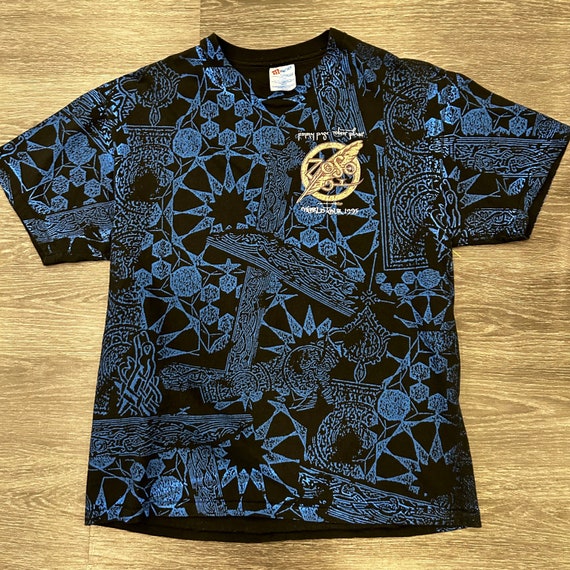 Jimmy Page Robert Plant Band Tee 90s Rock Zeppelin Tour AOP Jimmy Page Robert Plant Band Tee 90s Rock Zeppelin Tour AOP