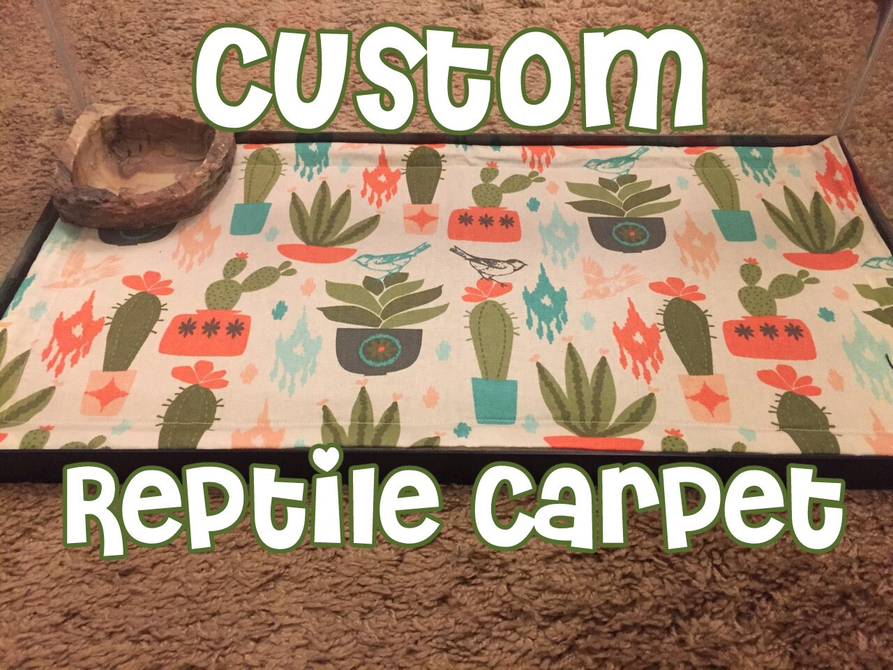 Custom reptile carpet for leopard geckos bearded dragons and Etsy