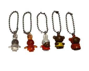 Mini miffy charm keychain