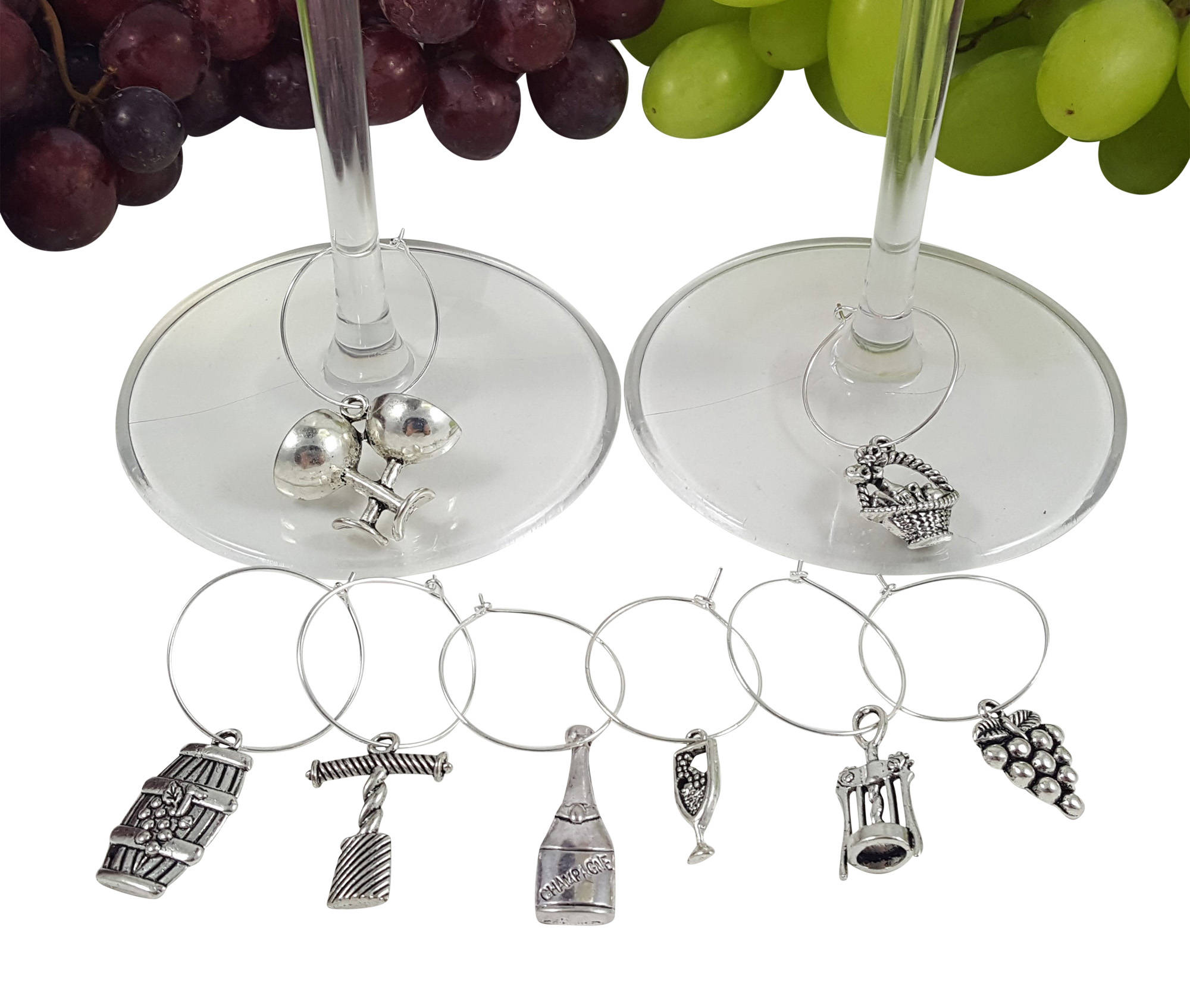 Deluxe Wein Charm Set 28 Stück Gesamt enthält Strand Etsy