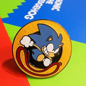 Sonic the Hedgehog Ring Enamel Pin