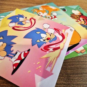 90s Sonic the Hedgehog Sticker Pack