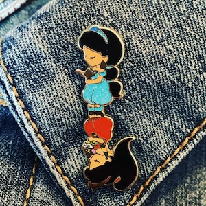 Aladdin Princess Hard Enamel Flip Pin