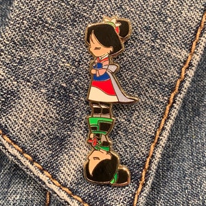 Mulan Inspired Hard Enamel Flip-Pin