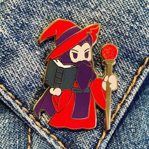 Role-Playing Red Wizard Hard Enamel Pin