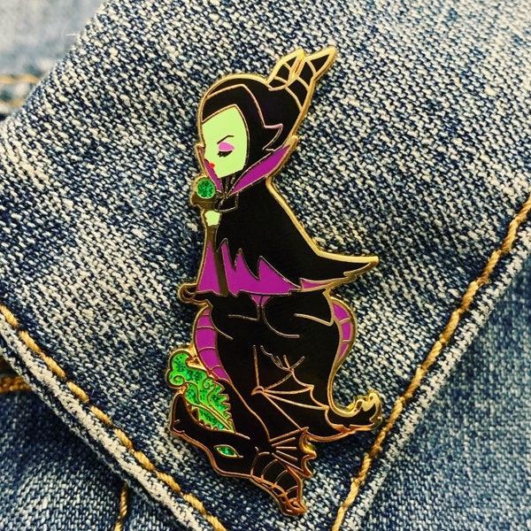 Mistress of Evil Hard Enamel Flip-Pin