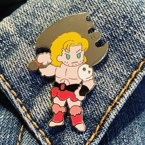Role-Playing Red Barbarian Hard Enamel Pin